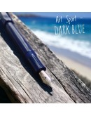 Kaweco Art Sport Fountain Pen Dark Blue (Silver Steel) 鋼筆 EF  (免費送迷你吸墨器)