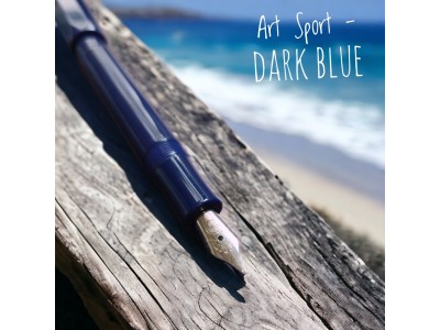 Kaweco Art Sport Fountain Pen Dark Blue (Silver Steel) 鋼筆 EF 