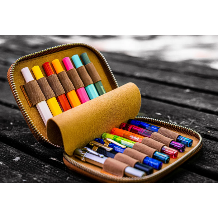 Galen Leather 隨身帶(EDC)錢包+您最喜歡的筆