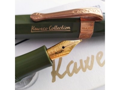 Kaweco COLLECTION Fountain Pen Dark Olive Bundle Sale with Premium Nib  限量版鋼筆 