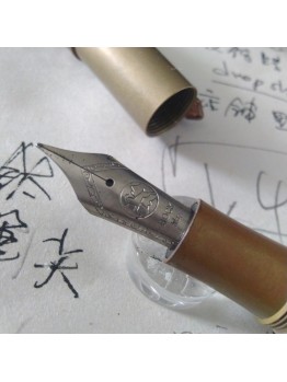 Kaweco SUPRA Fountain Pen (Eco-) Brass 黃銅鋼筆 (Titaninum 尖)