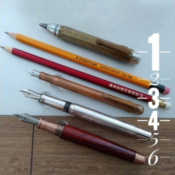 Best 6種書寫工具比較, Kaweco, Waldmann, 老山羊鋼筆