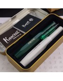 162. Kaweco CLASSIC Sport Green and White 鋼筆  Fountain Pen + Ink Roller Set 