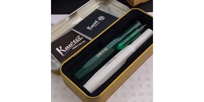 162. Kaweco CLASSIC Sport Green and White 鋼筆  Fountain Pen + Ink Roller Set 