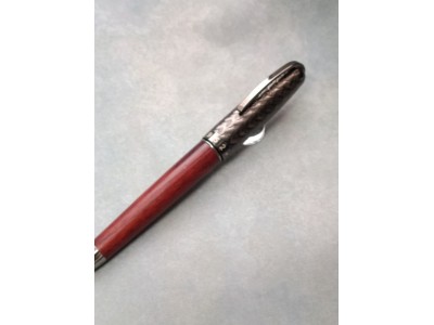 21.葛瑪蘭鋼筆小葉紫檀木-書法鈦尖