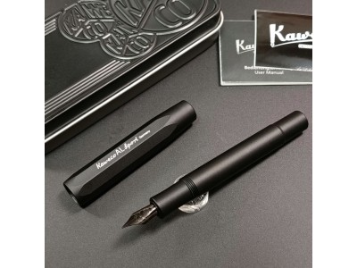 Kaweco AL SPORT Fountain Pen Black 黑色 PVD DLC 鍍層技術 - EF 筆尖