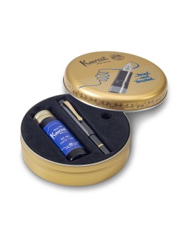 Kaweco PISTON AL SPORT 鋁合金 Black/Gold + 32ml Ink Bottle Royal Blue (現正熱賣，數量有限)