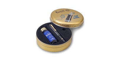 Kaweco PISTON AL SPORT 鋁合金 Black/Gold + 32ml Ink Bottle Royal Blue (現正熱賣，數量有限)