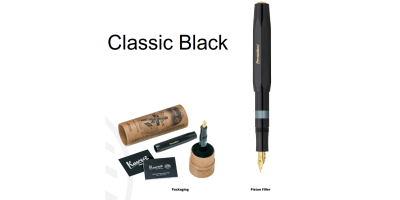 Kaweco PISTON CLASSIC 膠筆身 Black/Gold  Fountain Pen