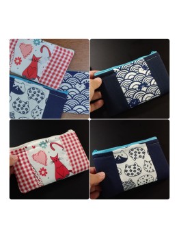 限量Kulata 泰國手造軟熟綿布貓仔筆袋   [KTO] 產品週六發貨