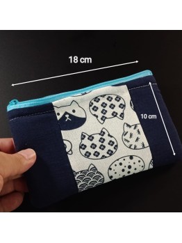 限量Kulata 泰國手造軟熟綿布貓仔筆袋   [KTO] 產品週六發貨