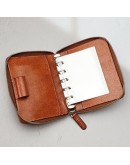 植鞣革活頁手帳皮包 週六旺角發貨