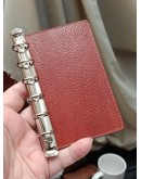 A7 植鞣革活頁手帳皮包 送黑尺