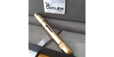 LOCLEN ELECTA Brass fountain pen SS nib     EF