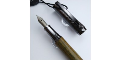 阿罩霧南美 綠檀木 鈦尖小唐刀(刀尖)