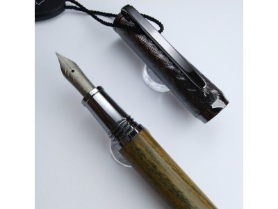 阿罩霧南美 綠檀木 鈦尖小唐刀(刀尖)