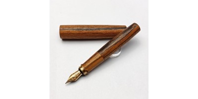 5. 黃金檀 SIMEICHU木製鋼筆  Schmidt  F尖 (現貨)