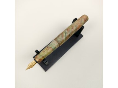 12. 【新品】穩定木 Green SIMEICHU木製鋼筆 Schmidt F尖 (現貨)