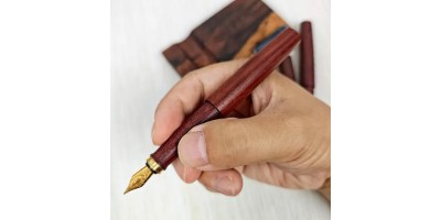 小葉紅檀 SIMEICHU木製鋼筆 F尖  隨機發貨！Package Deal