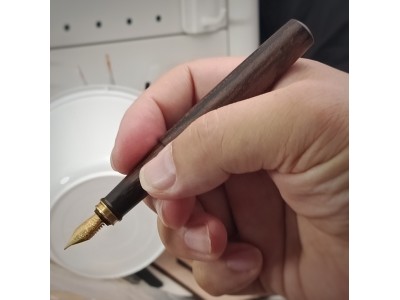 13. 黒柿木SIMEICHU木製鋼筆  Schmidt  F尖 (現貨) 