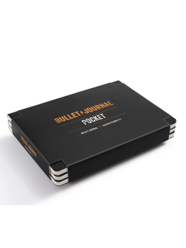 Bullet Journal 子彈筆記  細版 Pocket Pack of 3 - Black