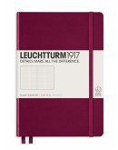 Leuchtturm1917 Port Red 精裝(A5)港口紅筆記簿, dotted