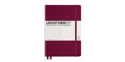 Leuchtturm1917 Port Red 精裝(A5)港口紅筆記簿, dotted