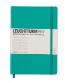 Leuchttrum1917 A5 -Emerald, Medium, ruled 344790 notebook in emerald 精裝筆記簿