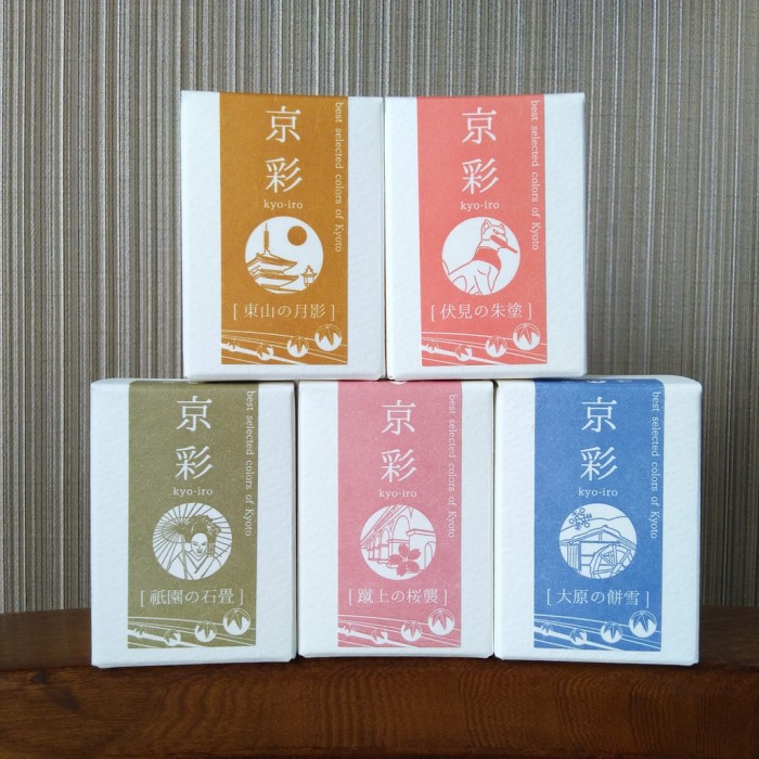 四隻日本名牌京都傳統色彩-「京之音」系列鋼筆墨水 + 今樣色樽裝鋼筆墨水40ml 開箱文
