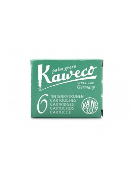 Kaweco Ink Cartridges 6-Pack Palm Green
