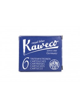 Kaweco Ink Cartridges 6-Pack Royal Blue