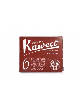 Kaweco Ink Cartridges 6-Pack Ruby Red Gift