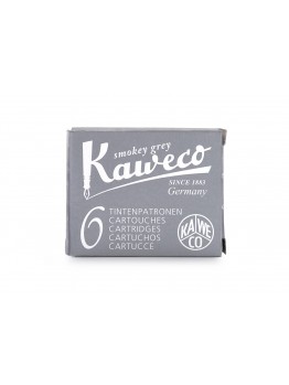 Kaweco Ink Cartridges 6-Pack Smoky Grey