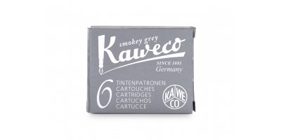 Kaweco Ink Cartridges 6-Pack Smoky Grey