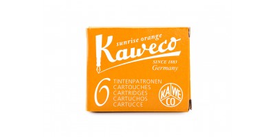 Kaweco Ink Cartridges 6-Pack Sunrise Orange
