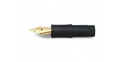 Kaweco CLASSIC SPORT Front Part Black with gold-plated Steel Nib