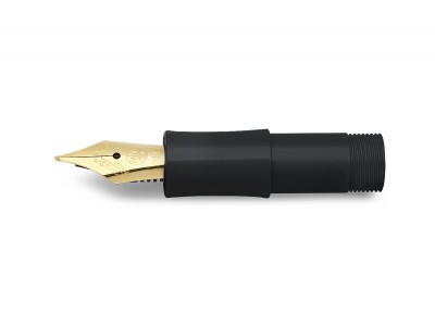 Kaweco CLASSIC SPORT Front Part Black with gold-plated Steel Nib