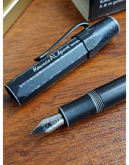 Kaweco AL SPORT Stonewashed Fountain Pen Black 只剩 最後2支。[KTO] 產品均享有 免費送貨，選用香港郵政嘅iPostal Kiosk自取點。順豐加HK＄20 可IG dm下單