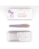  KAWECO x Hello Kitty 50週年 AL Sport 鋼筆 紫色 限定版 Gold Trim F Nib