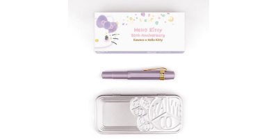  KAWECO x Hello Kitty 50週年 AL Sport 鋼筆 紫色 限定版 Gold Trim F Nib