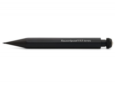 SPECIAL 0.5  mm  "S"  Mechanical Pencil 鉛芯筆 Black, with eraser 10000533  (短小版) - 只限訂購