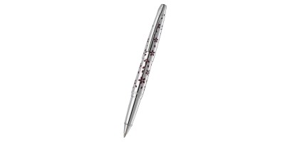ATX® Cherry Blossom Polished Chrome with Polished Chrome Appointments Rollerball Pen