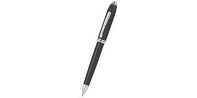 Townsend® Black Lacquer with Polished Chrome Ballpoint Pen