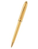 Townsend® Polished 23KT Gold Plated Engraved Diamond Pattern with 23KT Gold Plated Appointments Ballpoint Pen