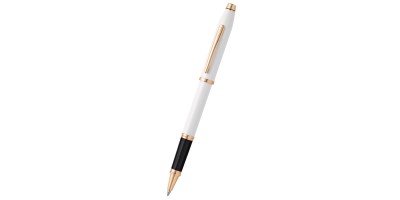 Century® II Pearlescent White Lacquer Rollerball Pen