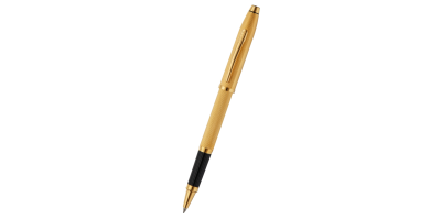 Century® II Polished 23KT Gold-plated Engraved Diamond Pattern Selectip Rollerball Pen