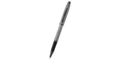 Century® II Polished Slate Gray Engraved Diamond Pattern Selectip Rollerball Pen