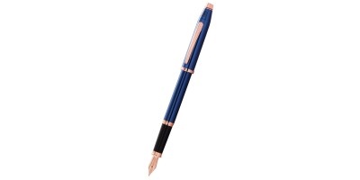 Century® II Translucent Cobalt Blue Lacquer Fine Nib Fountain Pen