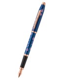 Century® II Cherry Blossom Translucent Blue Lacquer Medium Nib Fountain Pen