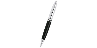 Calais™ Chrome & Black Lacquer Ballpoint Pen